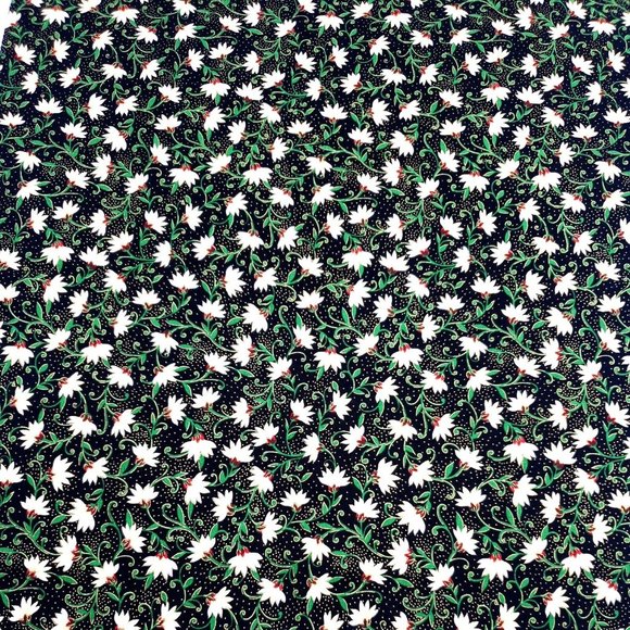 Joyful Mini Flowers Fat Quarter Fabric100% Cotton 18" x 21" Minimum Kanvas - Picture 2 of 6